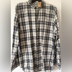 American Eagle Outfitters Black and White Checkered Shirt XLT NWT